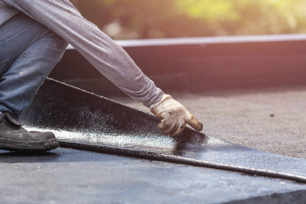 Professional Waterproofing technician working in Flemington, NJ